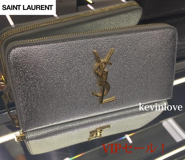 VIPセール SAINT LAURENTコピー ☆メタル ジップアラウンドウォレット 370776C133J8163